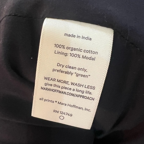 Mara Hoffman WILLA Jacket Windowpane Black White L - Picture 15 of 15